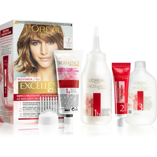 L’Oréal Paris Excellence Creme barva na vlasy odstín 7 1 ks