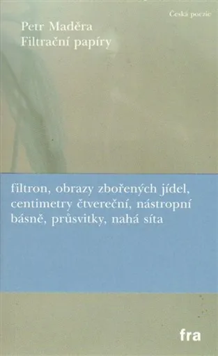 Filtrační papíry - Petr Maděra