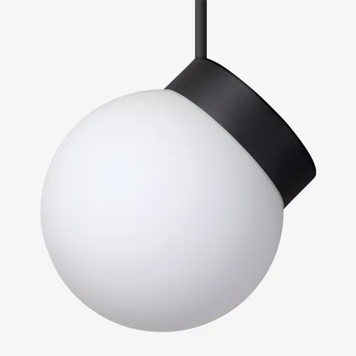 LUCIS závěsné svítidlo POLARIS ZTR 8,3W LED 4000K sklo černá opál ZTR.L2.200.45