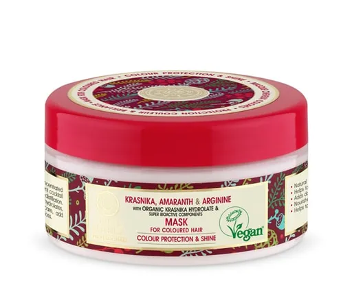 Natura Siberica Maska pro barvené vlasy Brusinka, amarant a arginin Super Siberica (Mask for Coloured Hair) 300 ml