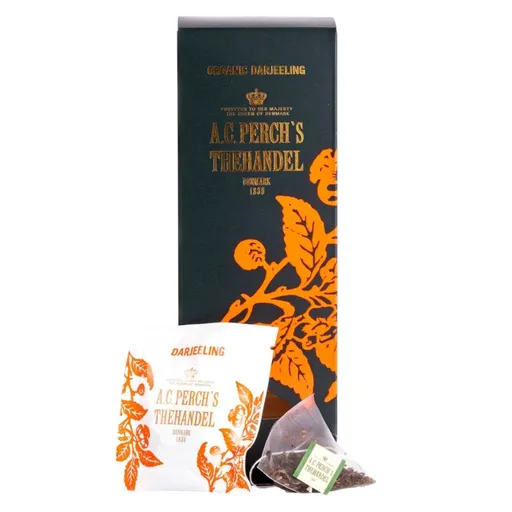 Černý čaj ORGANIC DARJEELING, 25 čajových sáčků, A.C. Perch's Thehandel