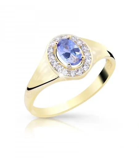 Cutie Jewellery Luxusní prsten ze zlata se zirkony Z8055-70-X-1 52 mm