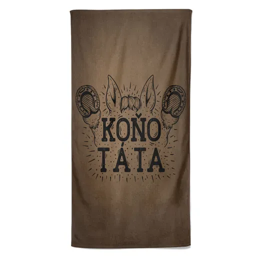 Osuška Koňo – táta (Velikost osušky: 70x140cm)