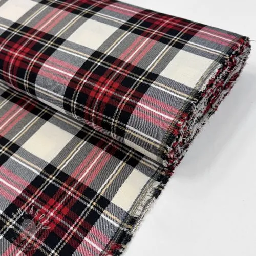 Tartan check black/red/yellow/white