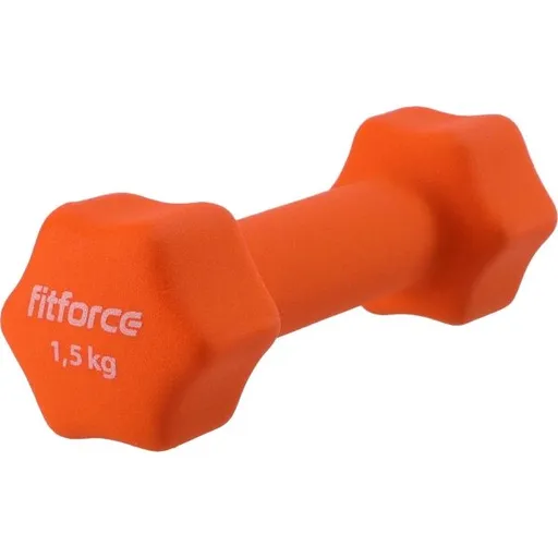 Fitforce FDBN 1,5 KG Jednoruční činka, oranžová, velikost 1,5 KG