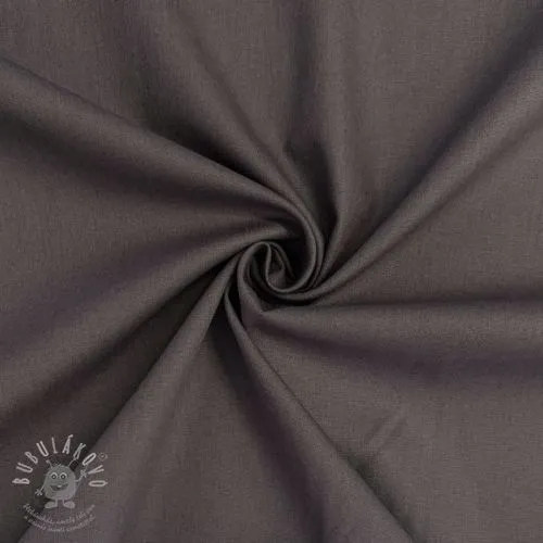 Bavlněný popelín dark grey