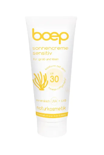 Boep Přírodní opalovací krém Sensitive SPF30 100 ml
