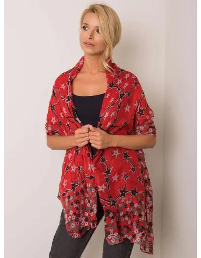 Dámský šátek květinový CATH červený