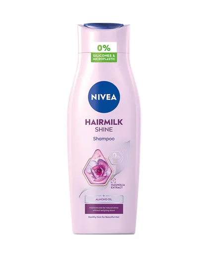 Nivea Hairmilk Shine šampon 400 ml