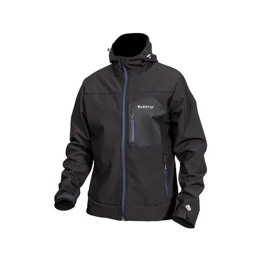 Westin rybářská bunda W4 Super Duty Softshell Jacket Seal Black,Westin rybářská bunda W4 Super Duty Softshell Jacket Seal Black