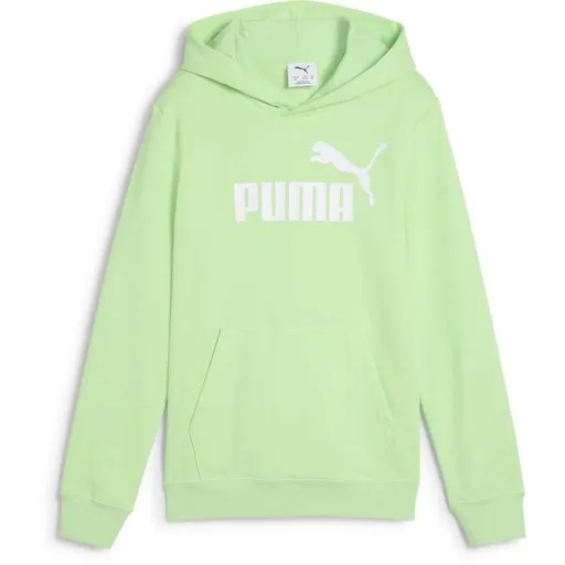 Puma ESSENTIALS NO. 1 LOGO HOODIE TR B Dětská mikina, světle zelená, velikost