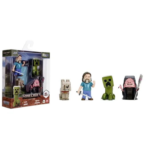 Minecraft Movie figurky 2,5 palce sada 4ks
