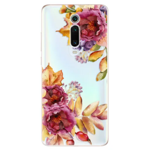 Odolné silikonové pouzdro iSaprio - Fall Flowers - Xiaomi Mi 9T Pro