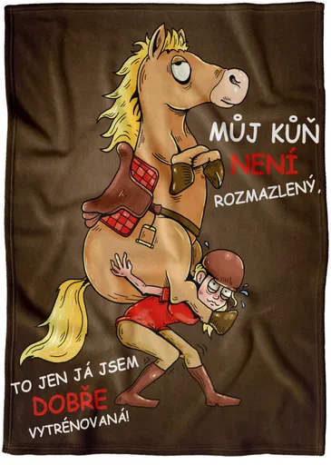 Deka Kůň není rozmazlený (Podšití beránkem: NE)
