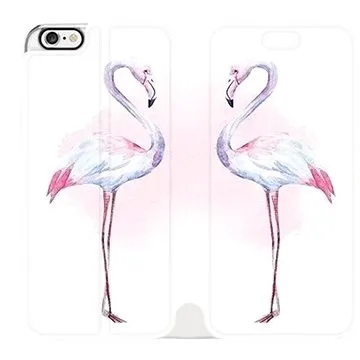 Flipové pouzdro na mobil Apple iPhone 6 / iPhone 6s - M005S Plameňáci (5903226028061)