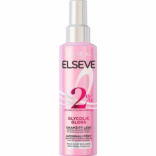 L'Oréal Paris Bezoplachové sérum pro okamžitý lesk vlasů Elseve Glycolic Gloss 150 ml