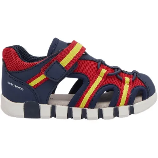 Geox B SANDAL IUPIDOO Chlapecké sandály, červená, velikost