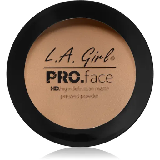 L.A. Girl Cosmetics PRO. Face HD kompaktní pudr s matným efektem odstín Nude Beige 7 g