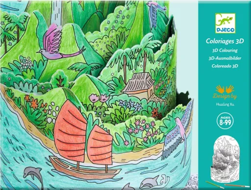 3D omalovánka Na vrcholky hor