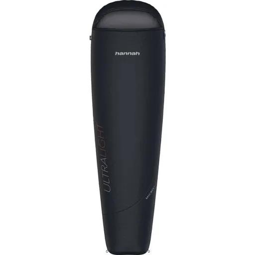 Hannah MICRO 70 Ultralehký letní spacák, černá, velikost 210 cm - pravý zip