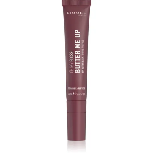 Rimmel Oh My Gloss! Butter Me Up hydratační balzám na rty odstín 003 Mellow Mocha 15 ml