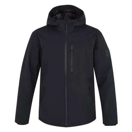 Hannah WANDER Pánská softshellová bunda s membránou, tmavě šedá, velikost