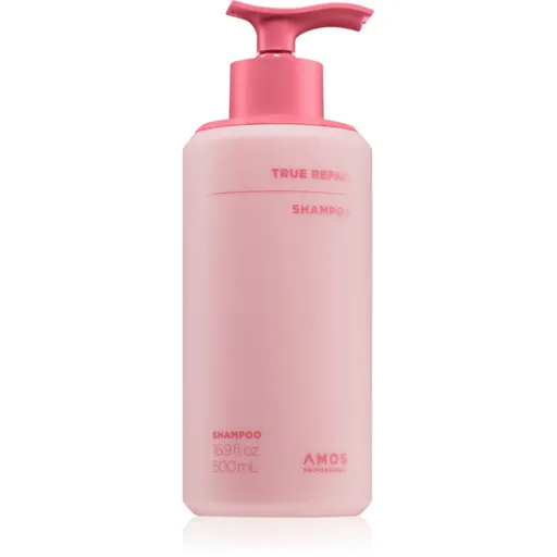 AMOS PROFESSIONAL True Repair Shampoo šampon pro uhlazení a obnovu poškozených vlasů 500 ml
