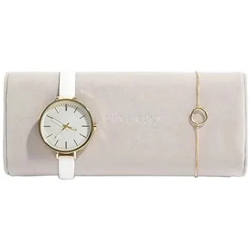 Stackers, Polštář na hodinky do šperkovnice Grey Velvet Watch/Bracelet Pad | šedobéžová (73770)