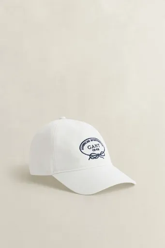 KŠILTOVKA GANT GRAPHIC COTTON TWILL CAP EGGSHELL