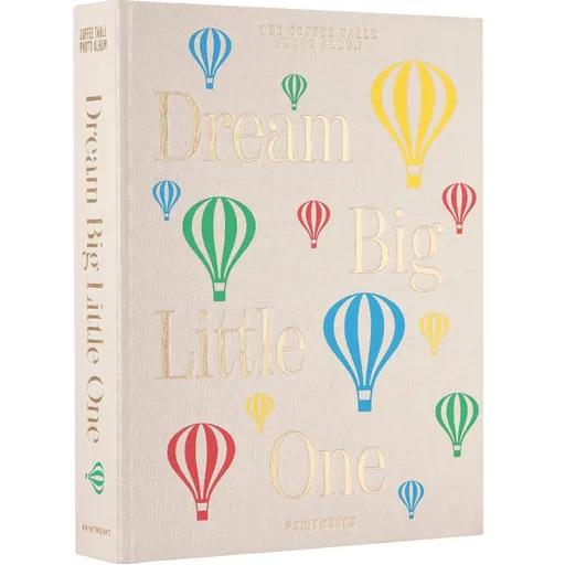 Dětské fotoalbum DREAM BIG LITTLE ONE Printworks béžové