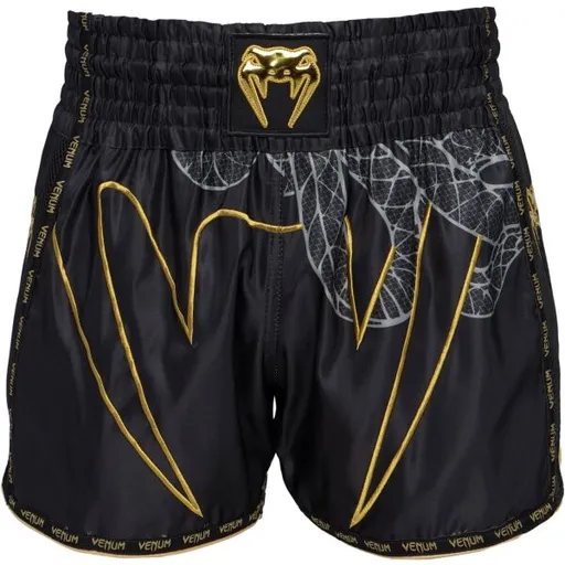 Venum SERPENTI MUAY THAI SHORTS Kraťasy na Muay Thai, černá, velikost