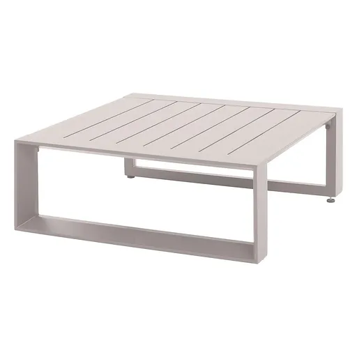 Hliníkový stolek 97x97 cm MADRID (cappuccino)