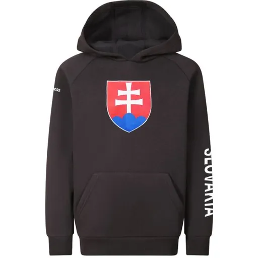 PROGRESS SK HOODY JR Juniorská mikina pro fanoušky, tmavě šedá, velikost 152-158