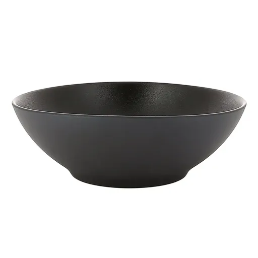 Talíř hluboký/miska O 19 cm matná černá Equinoxe REVOL