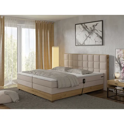 Elektrická polohovací boxspringová postel TINA 160 Tempo Kondela