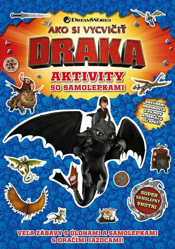Ako si vycvičiť draky - Aktivity so samolepkami