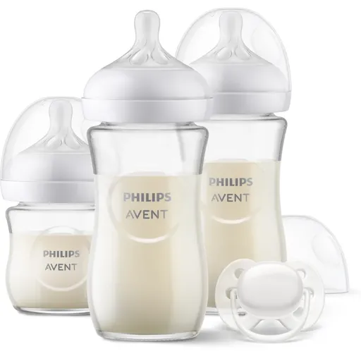 Philips Avent Natural Response Glass Set SCD878/11 dárková sada pro miminka