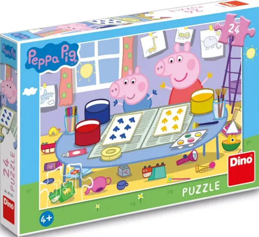 Puzzle Peppa Pig: Výtvarník 24 dílků