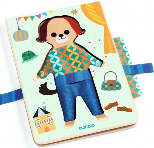 Dřevěná sada oblékání pejska