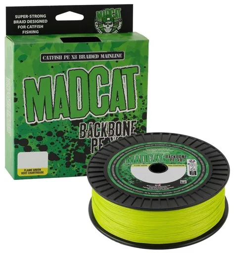 Madcat Splétaná Sumcová Šňůra Backbone PE X8 - 0,60mm  300m 84,1kg,Madcat Splétaná Sumcová Šňůra Backbone PE X8 - 0,60mm  300m 84,1kg
