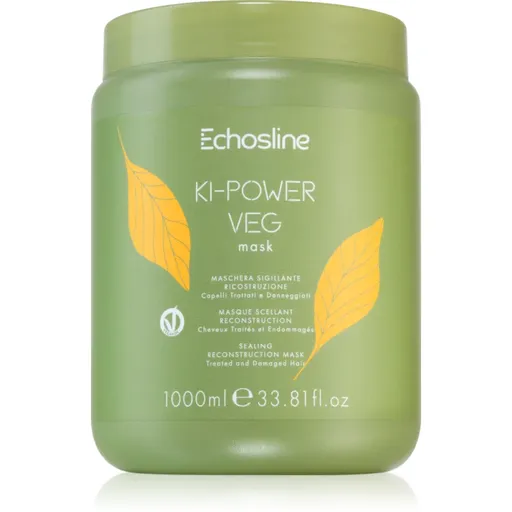 Echosline Ki-Power Veg Mask regenerační maska pro poškozené vlasy 1000 ml