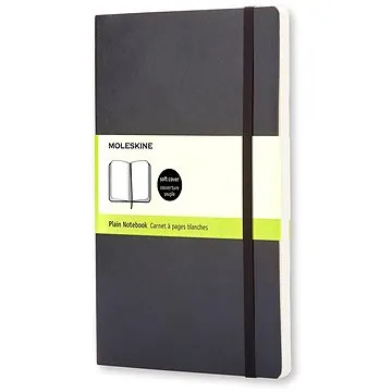 Moleskine S, měkké desky, čistý, černý (QP613)
