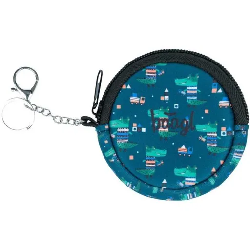 BAAGL KROKODÝL Peněženka, tmavě zelená, velikost