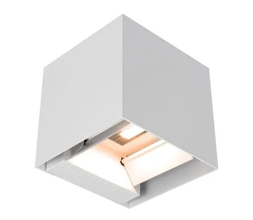 LED Solution Bílé LED fasádní solární svítidlo hranaté s pohybovým čidlem 9W IP65 CCT 24063