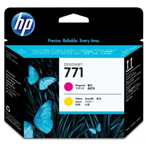 HP CE018A - originální tisková hlava HP 771, purpurová