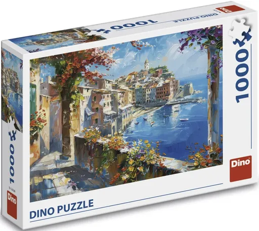 Puzzle Středomořské městečko 1000 dílků