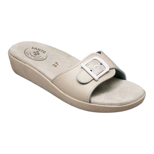 SANTÉ Dámské pantofle SI/03D Béžová v.36