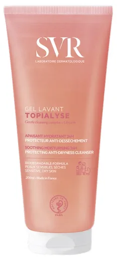 SVR Mycí gel pro citlivou a suchou pokožku Topialyse (Cleansing Gel) 200 ml