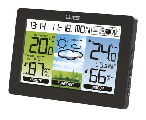 WG - Meteostanice WG4 Catbrella s venkovním čidlem, černá