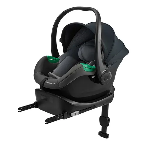 KINDERKRAFT Autosedačka Mink Pro 2 i-size (0-13 kg) a základna Mink FX 2 Grey